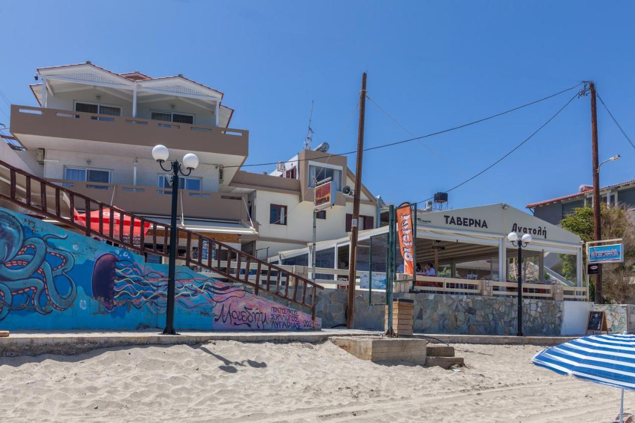 Anatoli Lygaria Apartments On The Beach 利加里亚 外观 照片